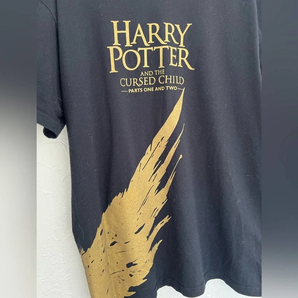 Harry Potter and the Cursed Child Mens Large Black Broadway Graphic T Shirt - Picture 3 of 5
